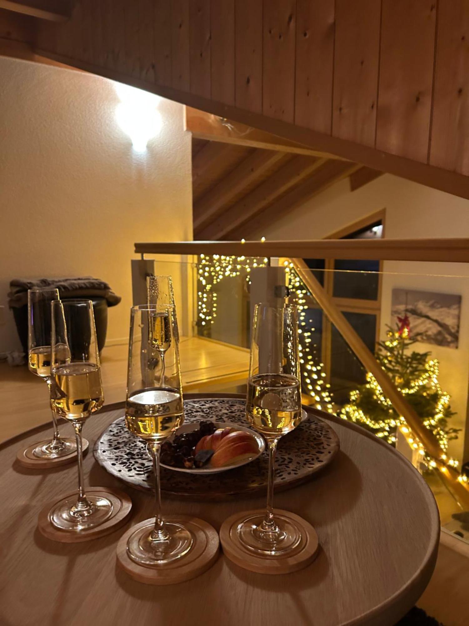 Victoria'S Home - Luxurious Penthouse Saas Fee Eksteriør billede