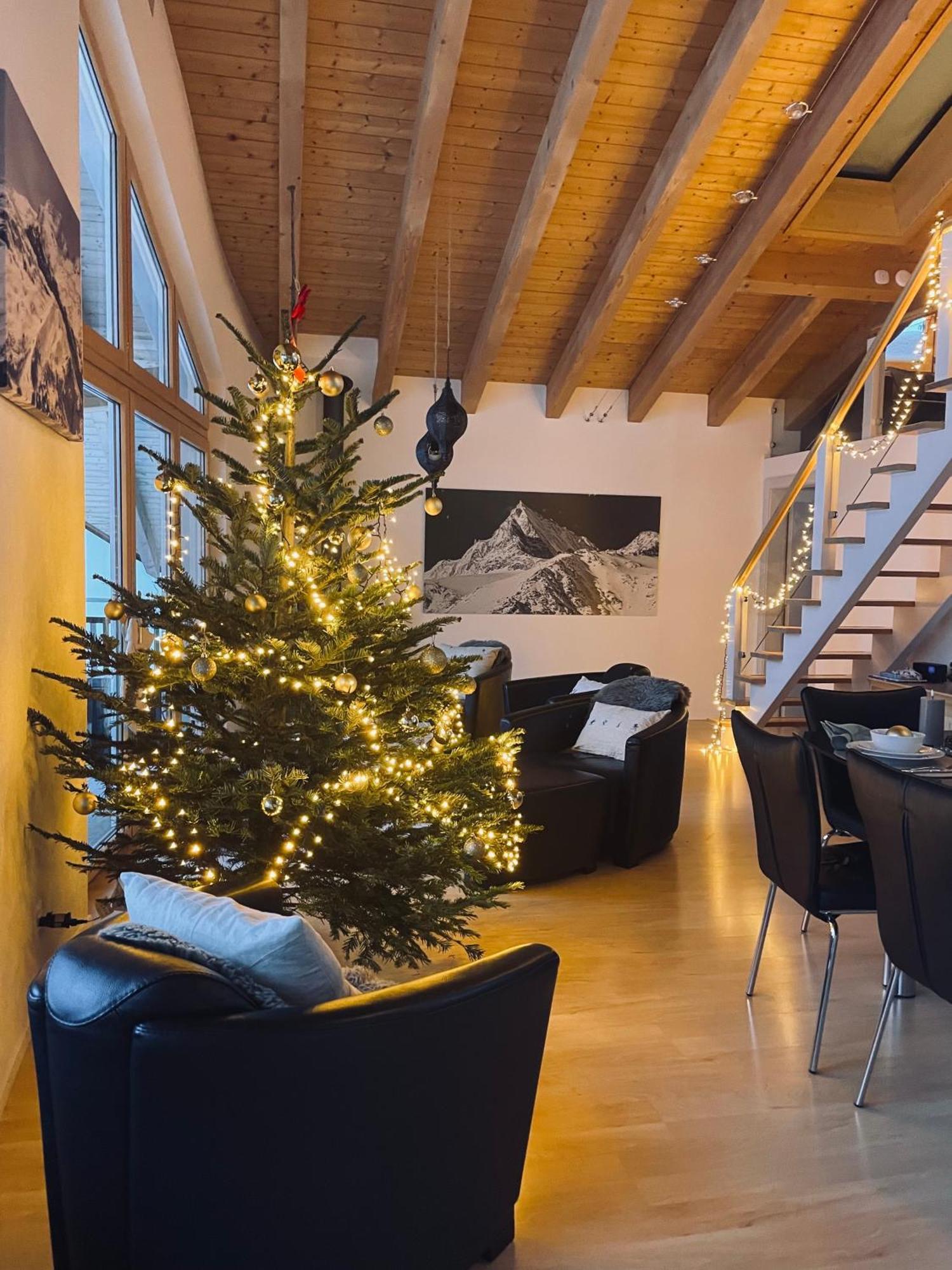 Victoria'S Home - Luxurious Penthouse Saas Fee Eksteriør billede